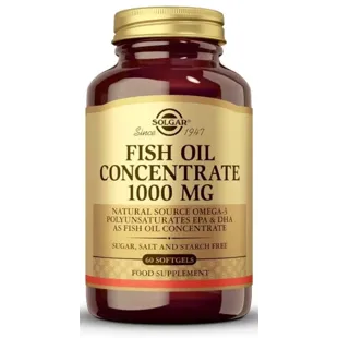 Concentré d&#39;huile de poisson Solgar 1000 mg 60 gélules