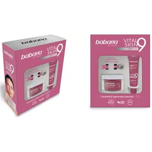 Babaria Vital Skin Facial Cream + Eye and Lip Contour + Eye Contour Roller
