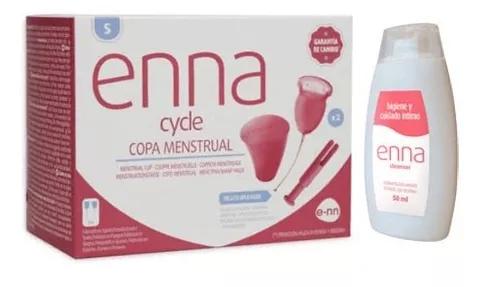 Enna Cycle Copa Menstrual Talla S 2 uds + Aplicador + Limpiador REGALO