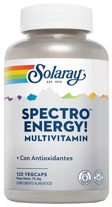 Solaray Spectro Energy Multivitamínico 120 Cápsulas Vegetales