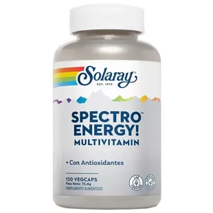 Solaray Energy Spectro Multivitamin 120 Vegetable Capsules