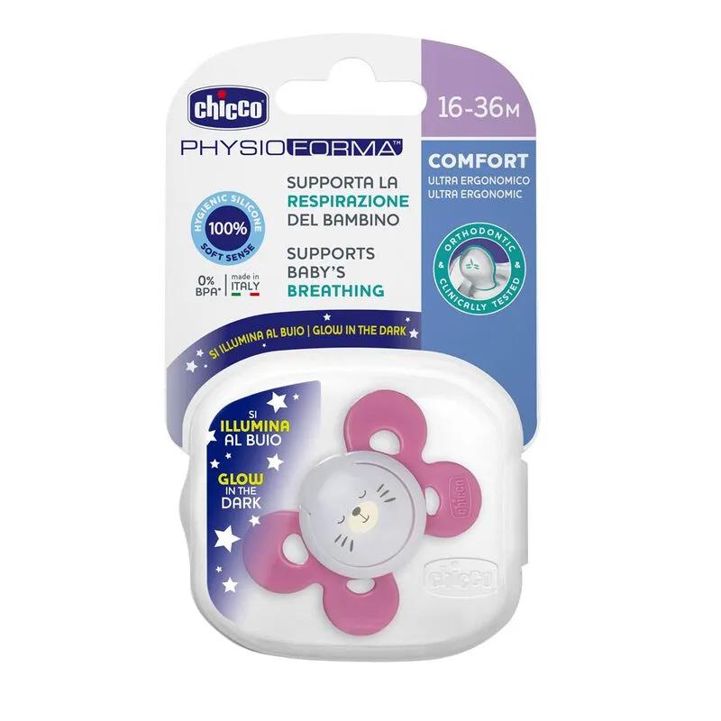 Chicco PhysioForma Comfort Succhietto Rosa 16-36 m