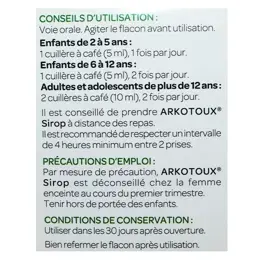 Arkopharma Arkotoux Sirop Soulage La Toux 140ml