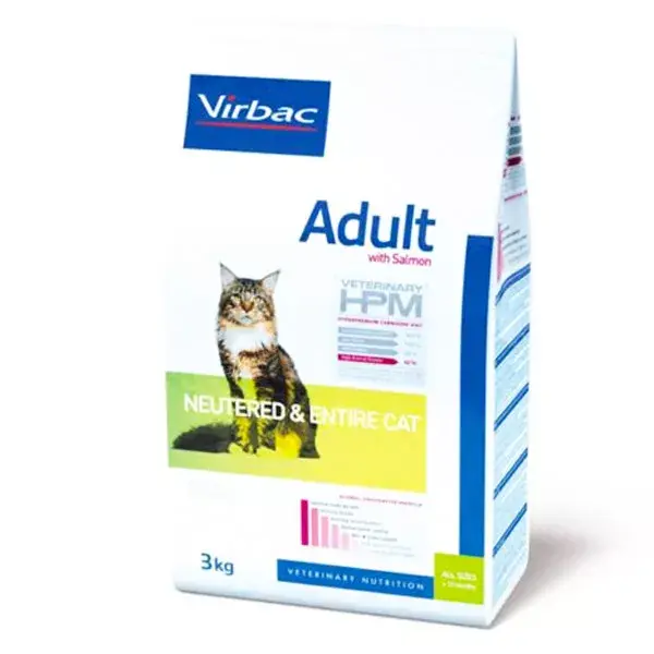 Virbac Veterinary HPM Gato Adulto Salmón 3kg