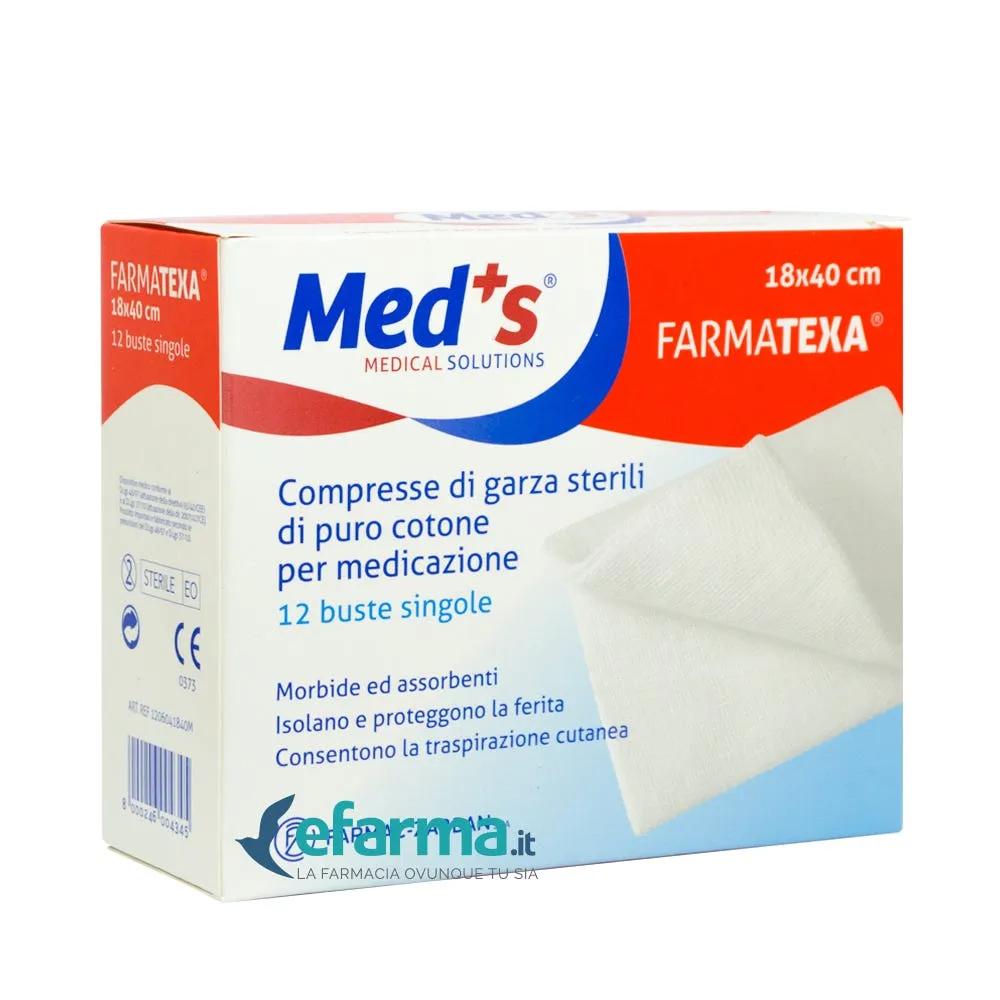 Med's Farmatexa Compresse Di Garza Sterile 18x40 Cm 12 Buste Singole