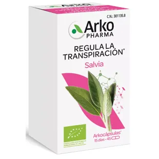 Arkopharma Arkocápsulas Salvia BIO 45 Cápsulas