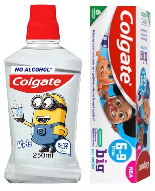 Colgate Kindertandpasta 50 ml + Minions Mondwater 250 ml