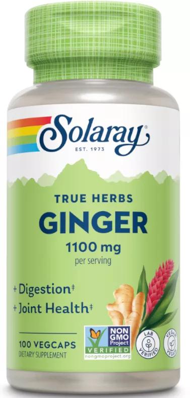 Solaray Ginger Root 550 Mg 100 Vegcaps