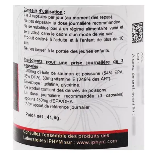 Iphym Aceite de Pescado 60 comprimidos