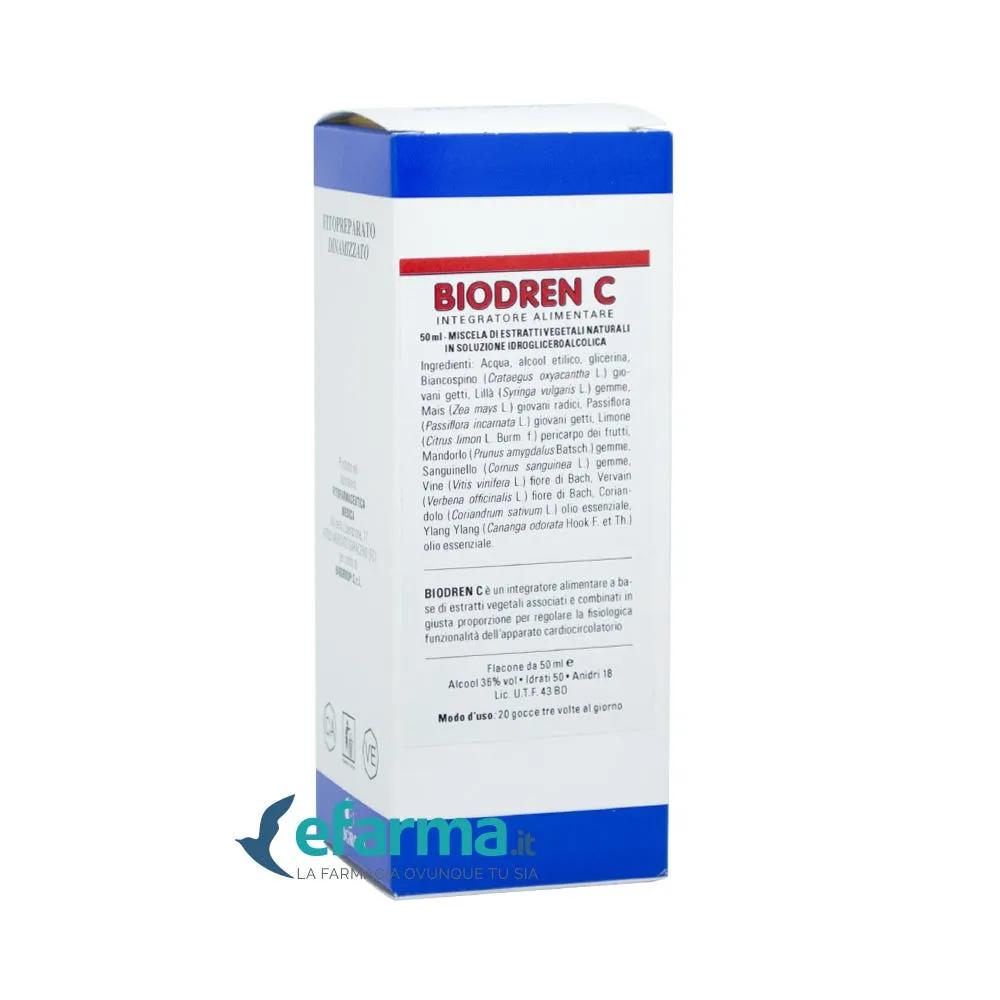 Biodren C Gocce Integratore Funzionalità Cardiocircolatoria 50 ml