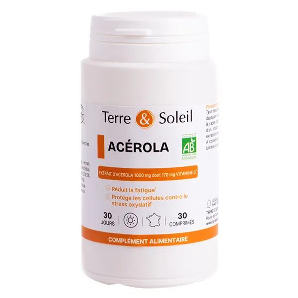 Terre & Soleil Acerola Bio - Boîte de 30 comprimés
