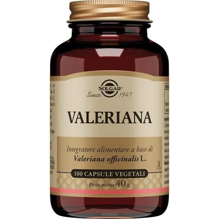 Solgar Valeriana Integratore Rilassante 100 Capsule Vegetali