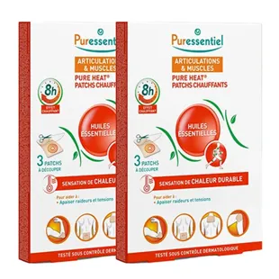 Puressentiel - Cerotti riscaldanti Pure Heat A&M - 3 cerotti x2