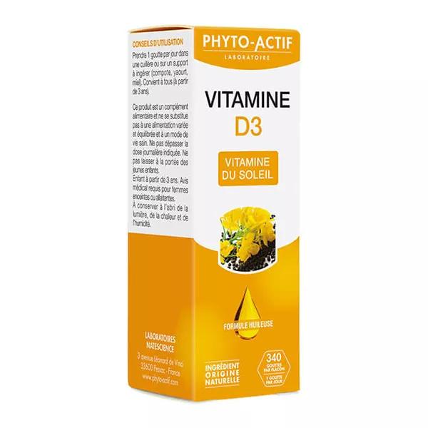 Phytoactif Vitamina D3 400 UI 15ml