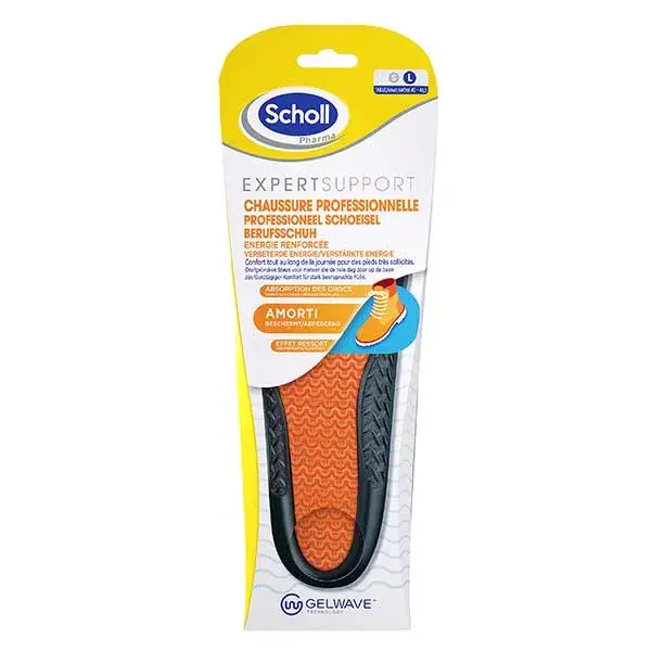 Scholl Expert Insoles Professional Shoe Support Size 40 to 46.5