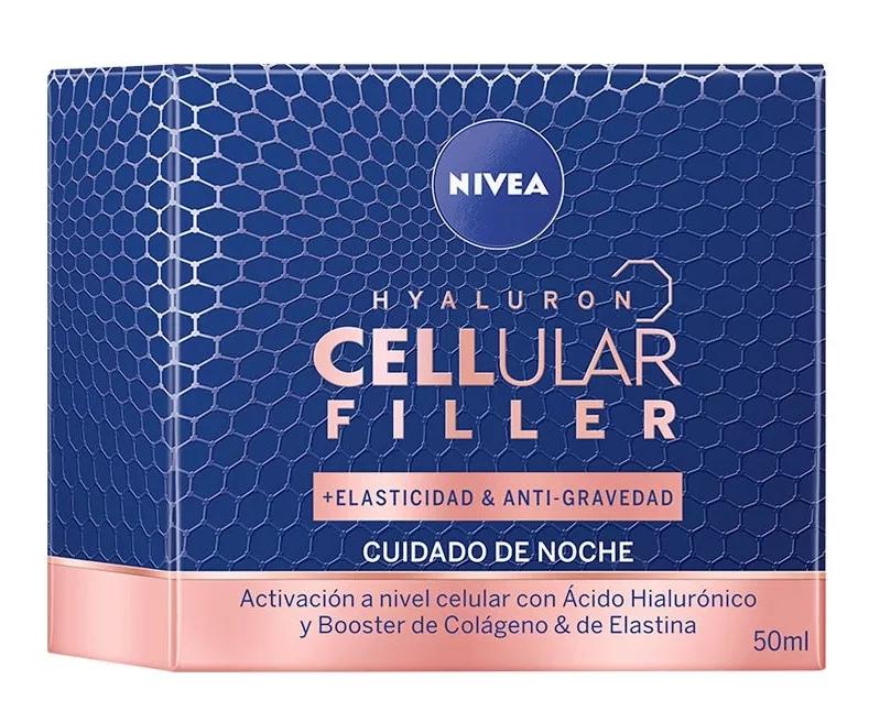 Nivea Hyaluron Cellular Filler Crema Noche+Elasticidad y Antigravedad 50 ml