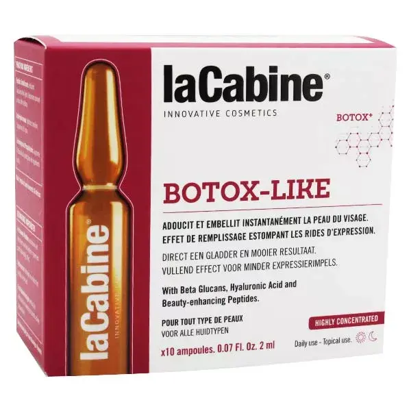 LACABINE - BOTULINIUM EFFECT AMPOULES 10X2ML FR+NL+DE