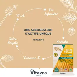 Vitavea Vita'Royal Gelée Royale Immunité Bio 10 ampoules