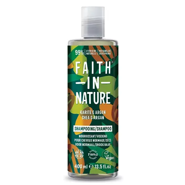 Faith In Nature Shampoing Karité & Argan 400ml