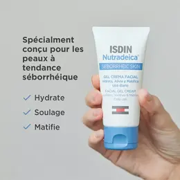 Isdin Nutradeica Gel Crème Visage Peau Séborrhéique 50ml