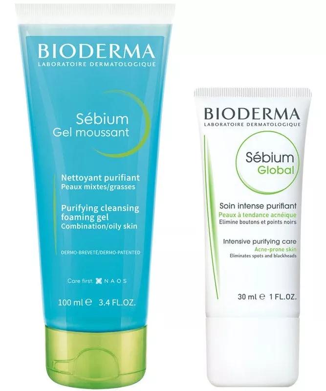 Bioderma Sébium Global 30 ml + Gel Moussant 100 ml