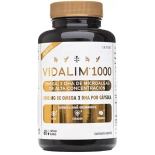Vidalim 1000mg DHA 60 Cápsulas