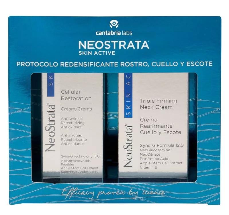 Neostrata Skin Active Creme Reafirmante Pescoço e Decote 80 ml + Creme Cellular Restoration 50 ml