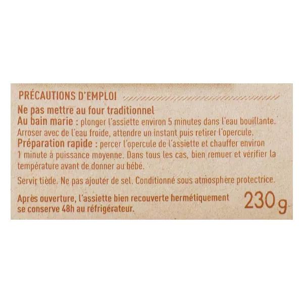 Babybio Menu du Jour Assiette de Judía Verdes y Trucha a partir de 12 meses 230g