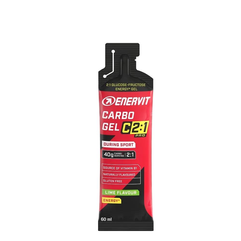 Enervit Carbo Gel C 2:1 Pro Gel Integratore Per Sportivi Gusto Lime 60 ml