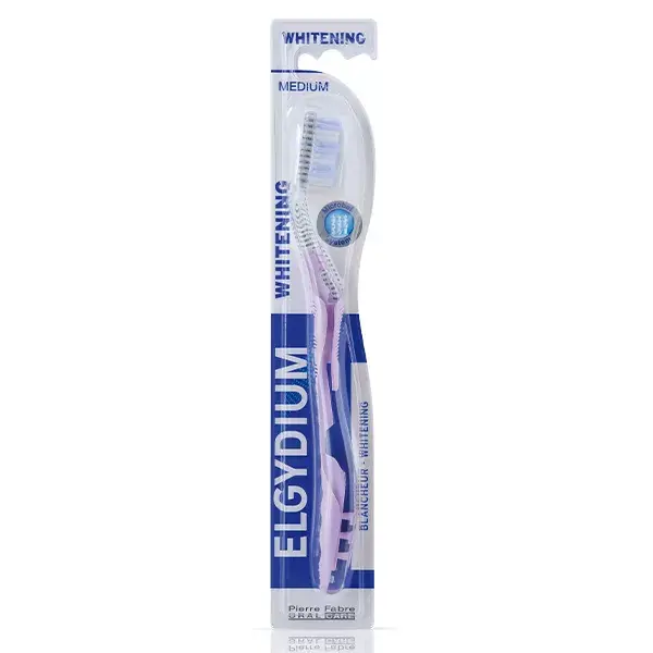 Cepillo dental ELGYDIUM cepillo blanco medio