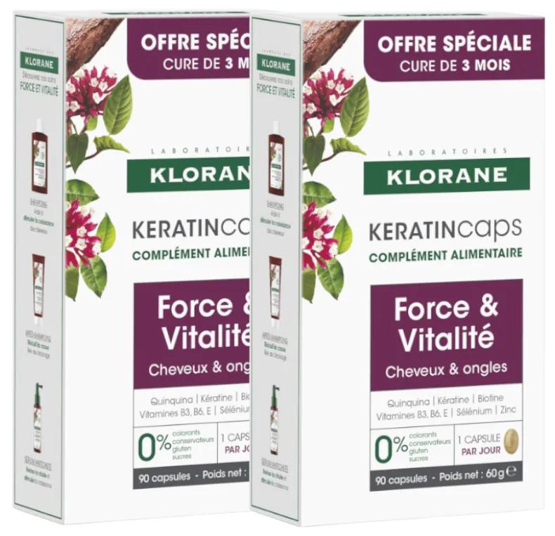 Klorane KeratinCaps Hair Nails 6x30 Capsules