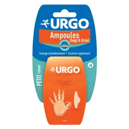 Urgo Pieds Mains Ampoules Pansement Hydrocolloïde Doigt & Orteil Petit Format 6 unités