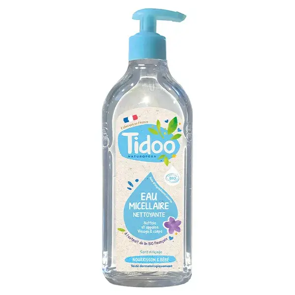 Tidoo Micellar Cleansing Water with Organic Flax Extract 500ml