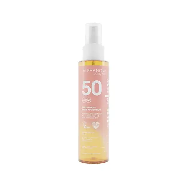 Alphanova Daily Sun Huile Solaire SPF50 Sun Glow 125ml                          