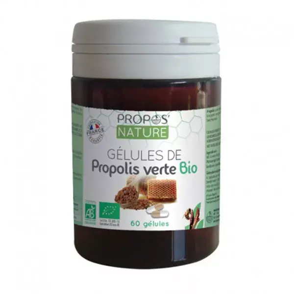 Propos'Nature Green Propolis Organic 60 capsules