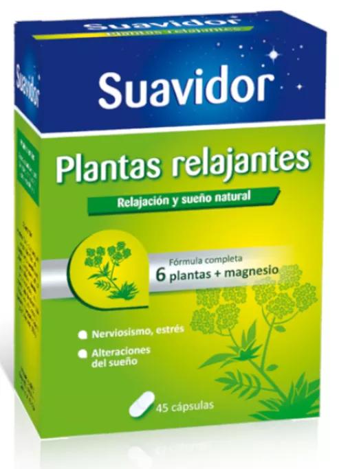 Suavidor Plantas Relajación y Sueño Natural 45 Cápsulas