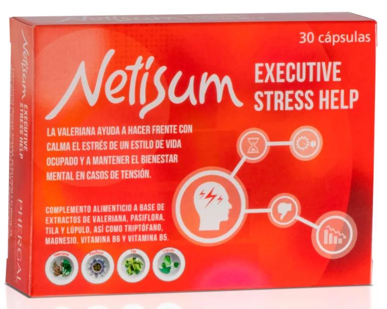 Netisum Executive Stress Help Relajación 30 Cápsulas