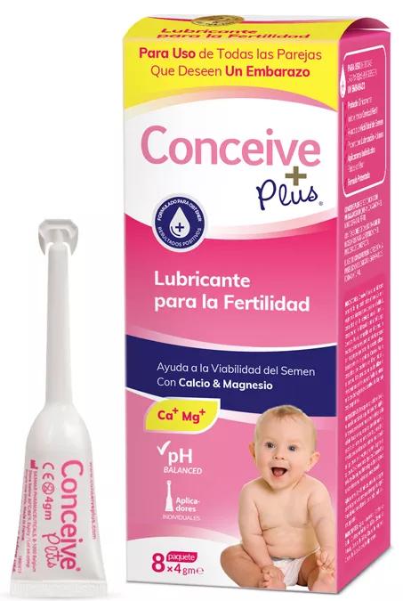 Sasmar Conceive Plus Lubricante Fertilidad 8 Aplicadores Individuales