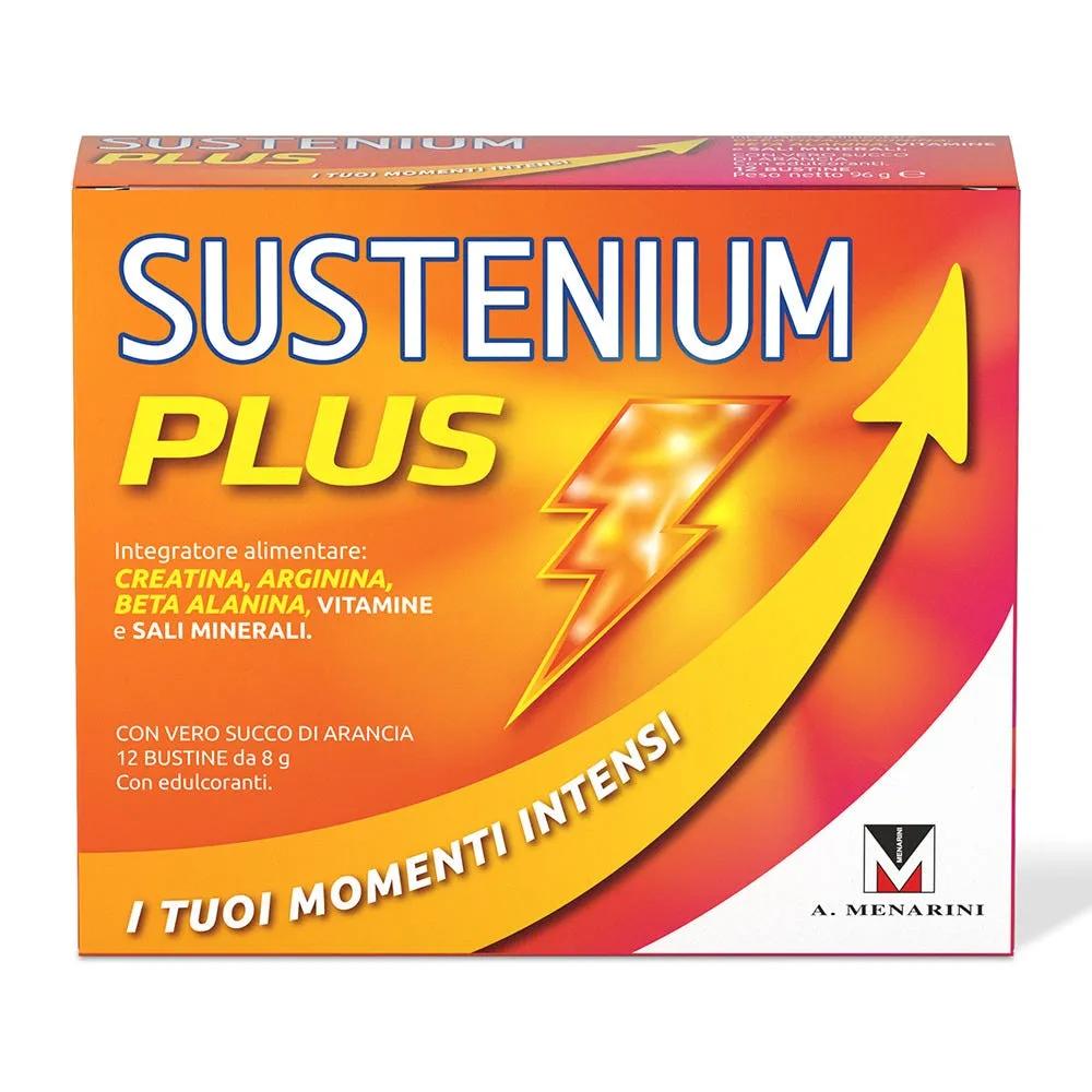 Sustenium Plus Integratore di Creatina Arginina 12 Bustine