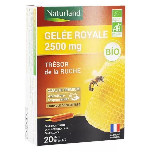 Naturland Jalea Real 2500mg Orgánica 20 ampollas