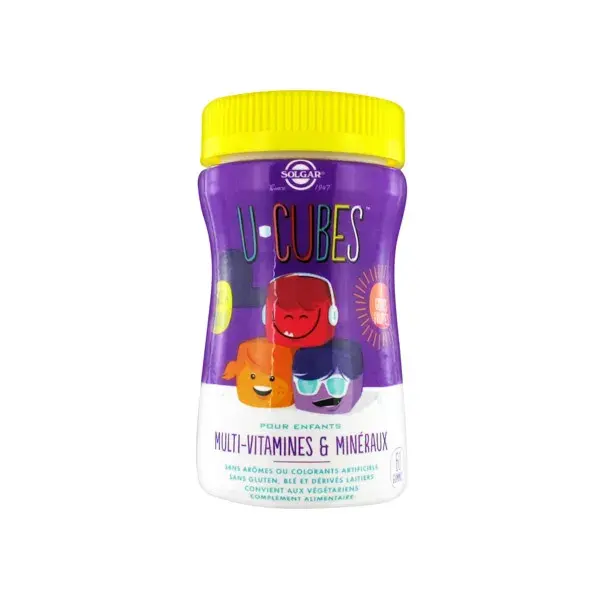 Solgar U-Cubes Vitamines et Minéraux Gummies