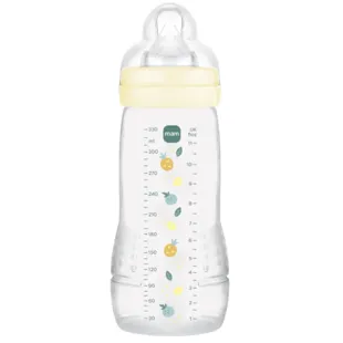 MAM Easy Active Thick Liquids Baby Bottle Neutral Bright +6m 330 ml