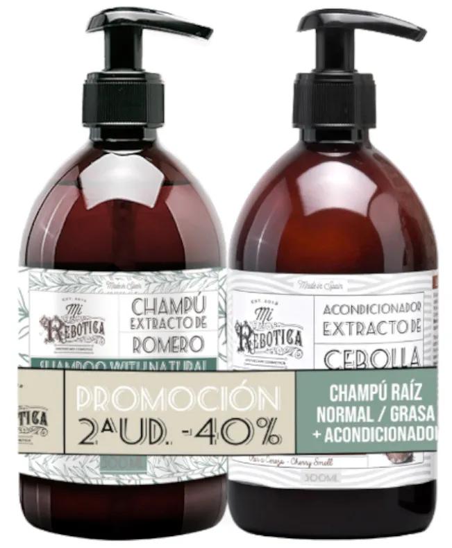 My Rebotica Shampoo mit Rosmarinextrakt 500 ml + Spülung 500 ml