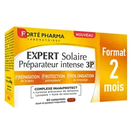 Forté Pharma Expert Solaire Préparateur Intense 3P Sélénium Cuivre 60 comprimés