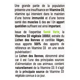 Santé Verte Vit D3 Végétale 1000UI Spray 20ml