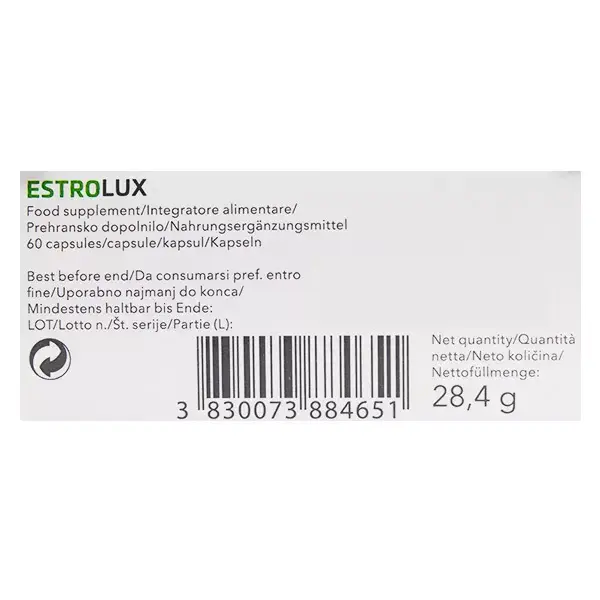 Sensilab Estrolux Glandline 60 capsules