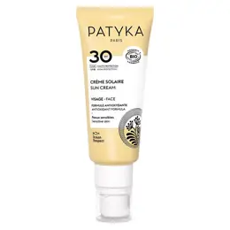 Patyka Solaire Crème Visage SPF30 Bio 40ml