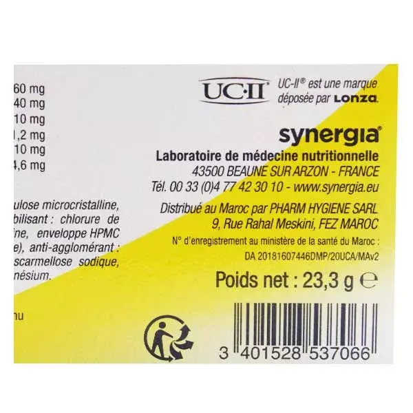 Synergia Flex-Tonic 45 tabletas