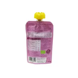 Holle Gourde Pouchy Poire Pêche Framboise Bio +8m 100g