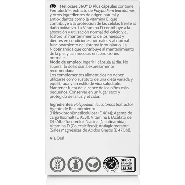 Heliocare 360º D Plus 30 Capsules